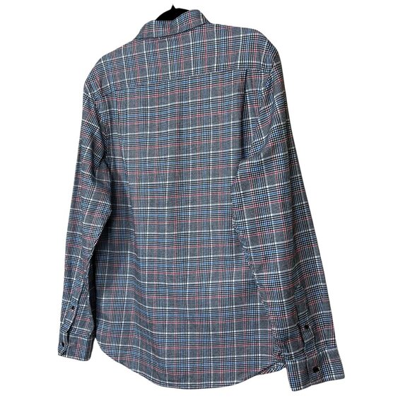 Old Navy Menswear Plaid Flannel Shirt Men’s Medium 100% Cotton - Picture 12 of 13